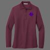 Ladies Silk Touch Long Sleeve Polo Thumbnail