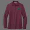 Ladies Silk Touch Long Sleeve Polo Thumbnail