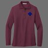 Ladies Silk Touch Long Sleeve Polo Thumbnail