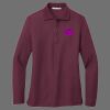 Ladies Silk Touch Long Sleeve Polo Thumbnail