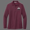 Ladies Silk Touch Long Sleeve Polo Thumbnail
