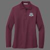 Ladies Silk Touch Long Sleeve Polo Thumbnail