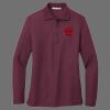 Ladies Silk Touch Long Sleeve Polo Thumbnail
