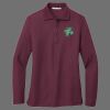 Ladies Silk Touch Long Sleeve Polo Thumbnail