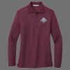 Ladies Silk Touch Long Sleeve Polo Thumbnail