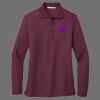 Ladies Silk Touch Long Sleeve Polo Thumbnail