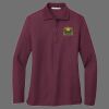 Ladies Silk Touch Long Sleeve Polo Thumbnail