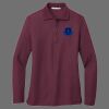 Ladies Silk Touch Long Sleeve Polo Thumbnail