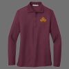 Ladies Silk Touch Long Sleeve Polo Thumbnail