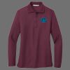 Ladies Silk Touch Long Sleeve Polo Thumbnail