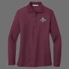 Ladies Silk Touch Long Sleeve Polo Thumbnail
