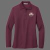 Ladies Silk Touch Long Sleeve Polo Thumbnail