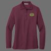 Ladies Silk Touch Long Sleeve Polo Thumbnail