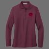 Ladies Silk Touch Long Sleeve Polo Thumbnail