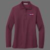 Ladies Silk Touch Long Sleeve Polo Thumbnail