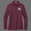 Ladies Silk Touch Long Sleeve Polo Thumbnail
