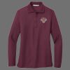 Ladies Silk Touch Long Sleeve Polo Thumbnail