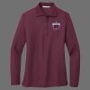 Ladies Silk Touch Long Sleeve Polo Thumbnail