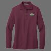 Ladies Silk Touch Long Sleeve Polo Thumbnail