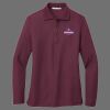 Ladies Silk Touch Long Sleeve Polo Thumbnail