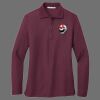 Ladies Silk Touch Long Sleeve Polo Thumbnail