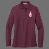 Ladies Silk Touch Long Sleeve Polo Thumbnail