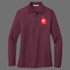 Ladies Silk Touch Long Sleeve Polo Thumbnail