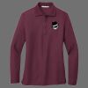 Ladies Silk Touch Long Sleeve Polo Thumbnail