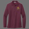 Ladies Silk Touch Long Sleeve Polo Thumbnail