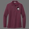 Ladies Silk Touch Long Sleeve Polo Thumbnail