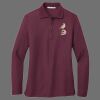 Ladies Silk Touch Long Sleeve Polo Thumbnail