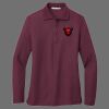 Ladies Silk Touch Long Sleeve Polo Thumbnail