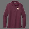 Ladies Silk Touch Long Sleeve Polo Thumbnail