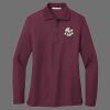 Ladies Silk Touch Long Sleeve Polo Thumbnail
