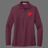 Ladies Silk Touch Long Sleeve Polo Thumbnail