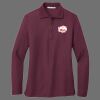 Ladies Silk Touch Long Sleeve Polo Thumbnail