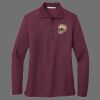 Ladies Silk Touch Long Sleeve Polo Thumbnail