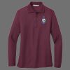 Ladies Silk Touch Long Sleeve Polo Thumbnail