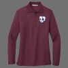Ladies Silk Touch Long Sleeve Polo Thumbnail