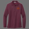 Ladies Silk Touch Long Sleeve Polo Thumbnail