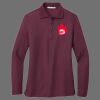Ladies Silk Touch Long Sleeve Polo Thumbnail