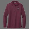 Ladies Silk Touch Long Sleeve Polo Thumbnail