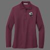 Ladies Silk Touch Long Sleeve Polo Thumbnail