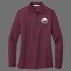 Ladies Silk Touch Long Sleeve Polo Thumbnail