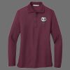 Ladies Silk Touch Long Sleeve Polo Thumbnail