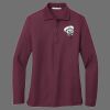 Ladies Silk Touch Long Sleeve Polo Thumbnail