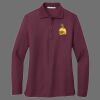 Ladies Silk Touch Long Sleeve Polo Thumbnail