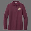 Ladies Silk Touch Long Sleeve Polo Thumbnail