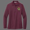 Ladies Silk Touch Long Sleeve Polo Thumbnail