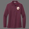 Ladies Silk Touch Long Sleeve Polo Thumbnail